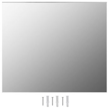 vidaXL Oglindă fără ramă, 80x60 cm, sticlă