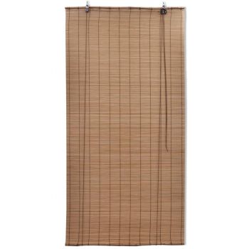 vidaXL Jaluzele din bambus tip rulou, 2 buc., maro, 120 x 220 cm