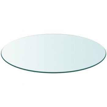 vidaXL Blat masă din sticlă securizată, rotund, 500 mm