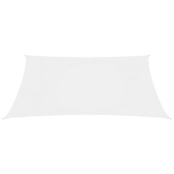 vidaXL Parasolar din țesătură oxford, dreptunghiular, 4 x 6 m, alb