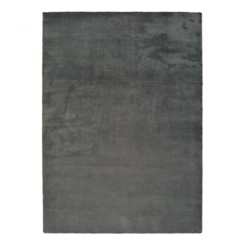 Covor Universal Berna Liso, 160 x 230 cm, gri închis ieftin