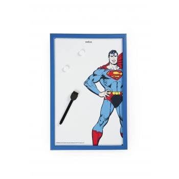 Memo Board cu rama din lemn, l30xH45 cm, Superhero Superman