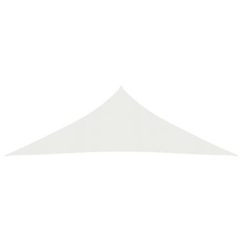vidaXL Pânză parasolar, alb, 3 x 3 x 4,2 m, HDPE, 160 g/m²