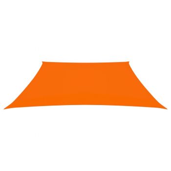 vidaXL Parasolar, portocaliu, 3/5x4 m, țesătură oxford, trapez