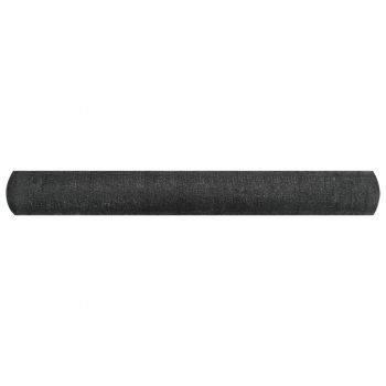vidaXL Plasă protecție intimitate, negru, 2x50 m, HDPE, 195 g/m²