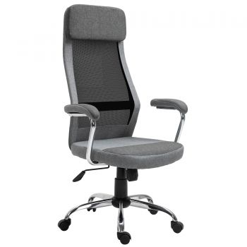 Vinsetto scaun ergonomic, inaltime reglabila, 65x60x119-129cm | AOSOM RO
