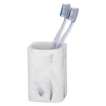 Suport pentru periuțe de dinți Wenko Davos, alb - gri ieftin