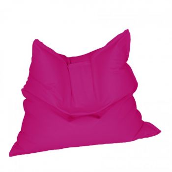 Fotoliu mare magic pillow panama pink pretabil si la exterior umplut cu perle polistiren la reducere