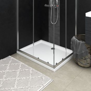 vidaXL Cădiță de duș dreptunghiulară din ABS, 80x100 cm