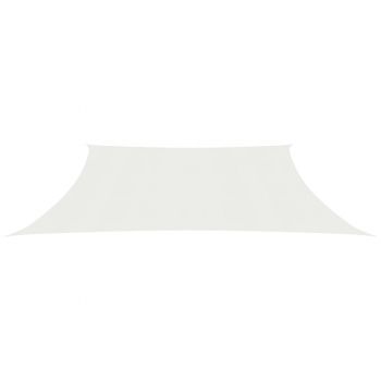 vidaXL Pânză parasolar, alb, 3/4x2 m, HDPE, 160 g/m²