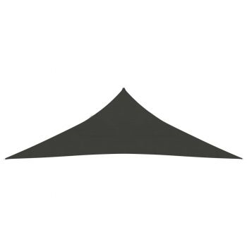 vidaXL Pânză parasolar, antracit, 5x5x6 m, HDPE, 160 g/m²