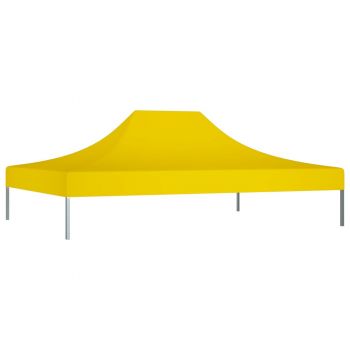 vidaXL Acoperiș pentru cort de petrecere, galben, 270 g/m², 4,5x3