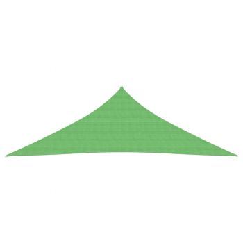 vidaXL Pânză parasolar, verde deschis, 4x4x5,8 m, HDPE, 160 g/m²