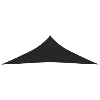 vidaXL Pânză parasolar, negru, 3 x 3 x 4,2 m, HDPE, 160 g/m²