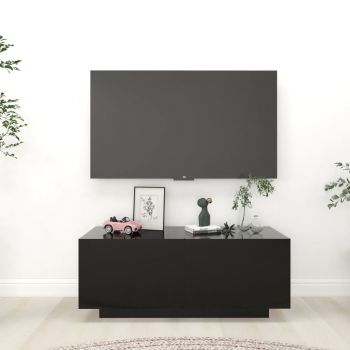 vidaXL Comodă TV, negru, 100x35x40 cm, PAL
