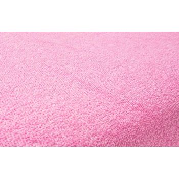 Cearceaf din frotir cu elastic Sensillo roz 120x60 cm