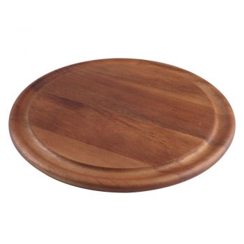 Tocător servire din lemn de salcâm T&G Woodware Tuscany, ⌀ 29,4 cm ieftin