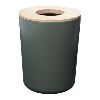 Coș de gunoi iDesign Eco Vanity, verde ieftin