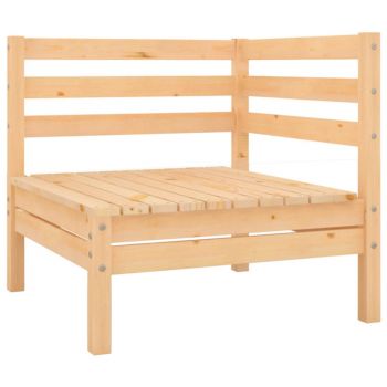 vidaXL Set mobilier relaxare de grădină, 4 piese, lemn masiv de pin