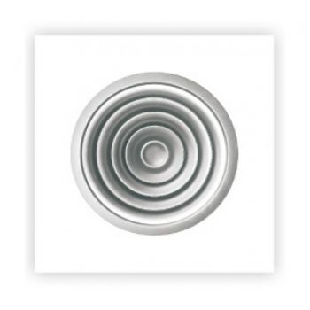 Anemostat Circular Din Aluminiu, Culoare Alba Ral9016, Cd-r 150