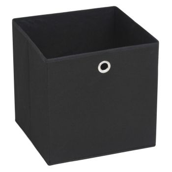 vidaXL Cutii de depozitare, 10 buc. negru 32x32x32 cm material nețesut