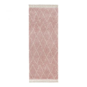 Covor Mint Rugs Jade, 80 x 200 cm, roz