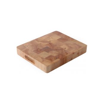 Tocator lemn de cauciuc - GN 1/1 - 53x32 -5x4 -5 cm