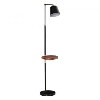 Lampa de podea vintage 50x30x165 cm, negru HOMCOM | Aosom RO