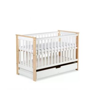 Mobilier camera copii si bebelusi Klups Iwo alb-natur 2 ieftin
