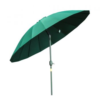 Outsunny Umbrela de gradina si terasa cu manivela, Ф255x240cm Verde | Aosom Ro