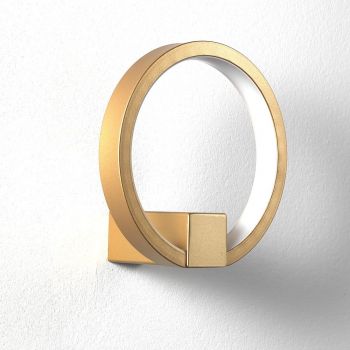Aplică Tomasucci Ring, ø 15 cm, auriu