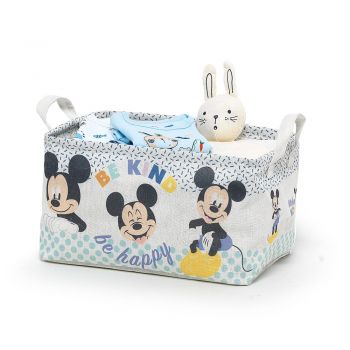 Cutie de depozitare din material textil pentru copii Domopak Disney Mickey, 32 x 23 x 19 cm