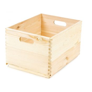 Cutie depozitare din lemn Compactor Custom, 40 x 30 x 23 cm