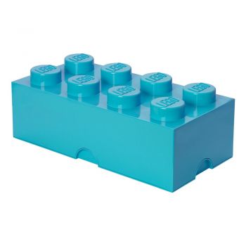 Cutie depozitare LEGO®, albastru azur