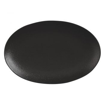 Farfurie din ceramică Maxwell & Williams Caviar, 25 x 16 cm, negru