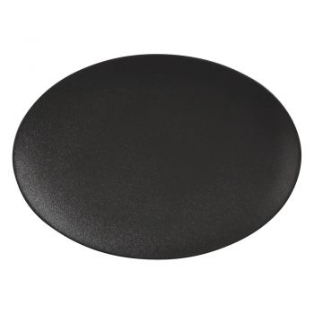 Farfurie din ceramică Maxwell & Williams Caviar, 30 x 22 cm, negru