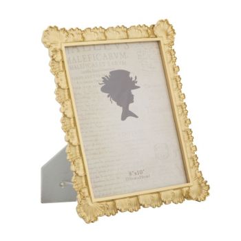 Rama foto decorativa din rasina Loff Large Auriu, 26,8 x 31,5 cm