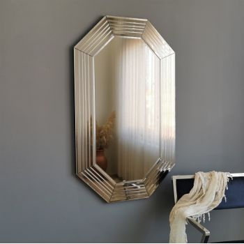 Oglinda decorativa A313D, Neostill, 60 x 100 cm, bronz ieftina