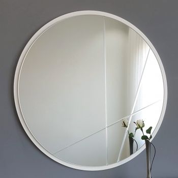Oglinda decorativa A704, Neostill, 60 cm, argintiu ieftina