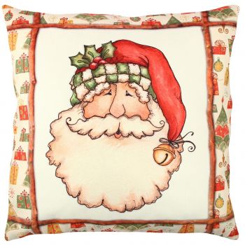 Perna decorativa Santa, Gravel, 43x43 cm, policoton, multicolor ieftina