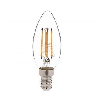 Bec LED, Sage, E14 Düz Gün Işığı, E14, 4 W, 3000K, 450 Lm, sticla la reducere