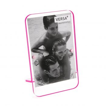 Rama foto Iyla, Versa, 10x15 cm, acril, roz ieftina