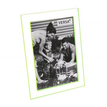 Rama foto Lexie, Versa, 13x18 cm, acril, verde ieftina