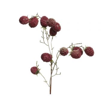 Decoratiune Blackberries, Decoris, 5x15x80 cm, spuma, rosu