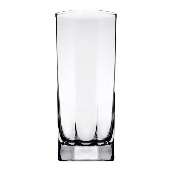 Set 2 pahare Kosem, Pasabahce, 260 ml, sticla, transparent