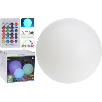 Decoratiune luminoasa Ball, Ø30 cm, polipropilena, multicolor