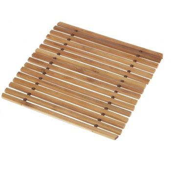 Suport pentru recipiente fierbinti Square, 17.5x18 cm, bambus