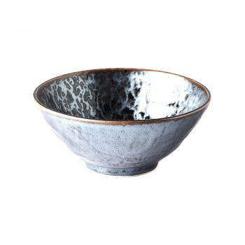 Bol din ceramică MIJ Black Pearl, ø 20 cm, negru