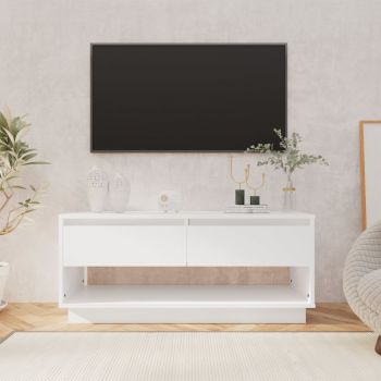vidaXL Comodă TV, alb, 102x41x44 cm, PAL