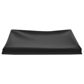 vidaXL Căptușeală pentru iaz, negru, 1x2 m, PVC, 1 mm